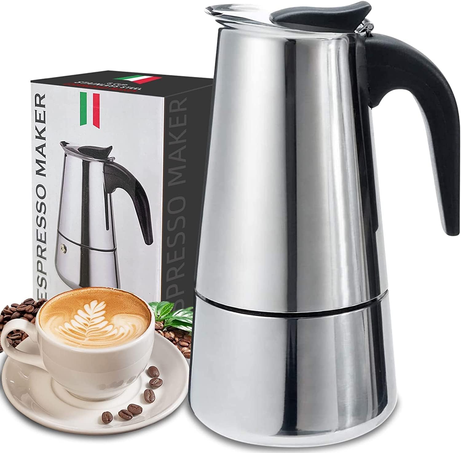 Pothos - 4/6/9 чашек Moka Pot Caffe Machine