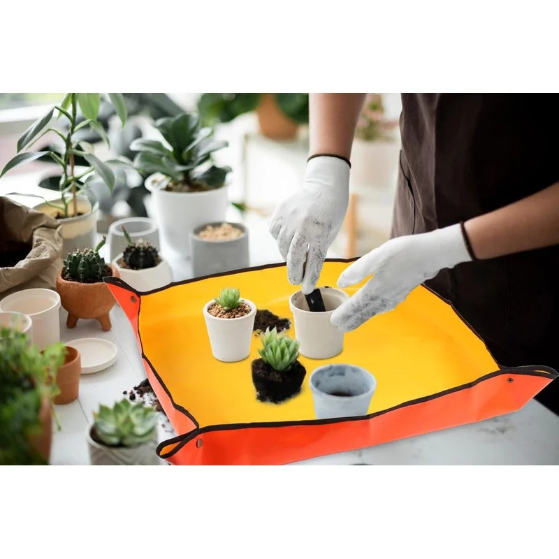 Repotting Mat - Большой коврик для пересадки растений, складной